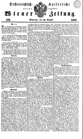 Wiener Zeitung 18380829 Seite: 1