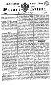 Wiener Zeitung 18380830 Seite: 1