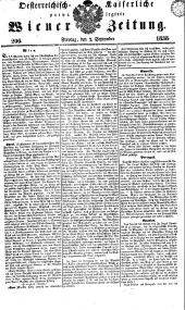 Wiener Zeitung 18380907 Seite: 1