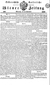 Wiener Zeitung 18380912 Seite: 1