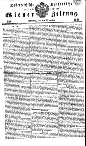 Wiener Zeitung 18380929 Seite: 1