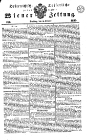 Wiener Zeitung 18381002 Seite: 1