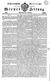 Wiener Zeitung 18381003 Seite: 1