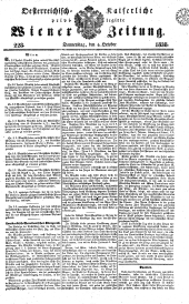 Wiener Zeitung 18381004 Seite: 1