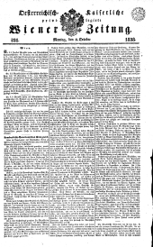 Wiener Zeitung 18381008 Seite: 1