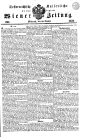 Wiener Zeitung 18381010 Seite: 1