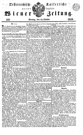 Wiener Zeitung 18381015 Seite: 1
