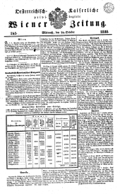 Wiener Zeitung 18381024 Seite: 1