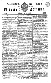 Wiener Zeitung 18381031 Seite: 1