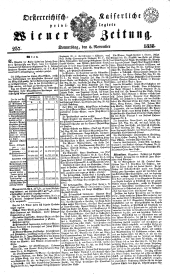 Wiener Zeitung 18381108 Seite: 1