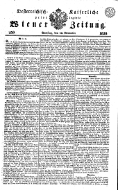 Wiener Zeitung 18381110 Seite: 1