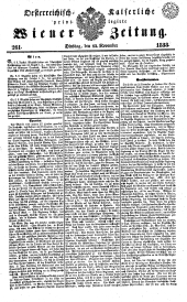 Wiener Zeitung 18381113 Seite: 1