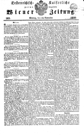 Wiener Zeitung 18381119 Seite: 1