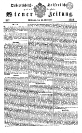 Wiener Zeitung 18381121 Seite: 1