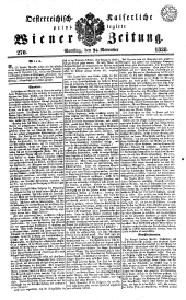 Wiener Zeitung 18381124 Seite: 1