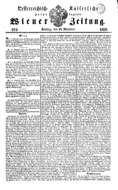 Wiener Zeitung 18381127 Seite: 1