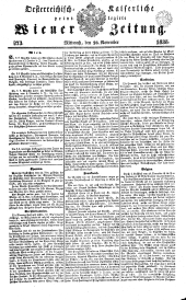 Wiener Zeitung 18381128 Seite: 1