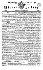 Wiener Zeitung 18381129 Seite: 1