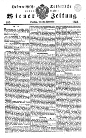 Wiener Zeitung 18381130 Seite: 1