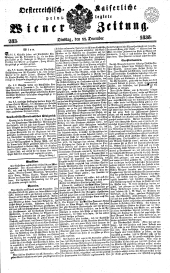 Wiener Zeitung 18381211 Seite: 1