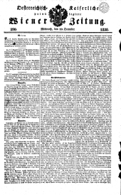 Wiener Zeitung 18381219 Seite: 1