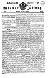 Wiener Zeitung 18381221 Seite: 1