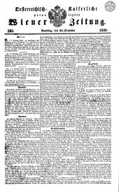 Wiener Zeitung 18381222 Seite: 1