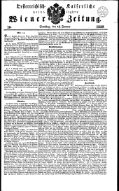 Wiener Zeitung 18390112 Seite: 1