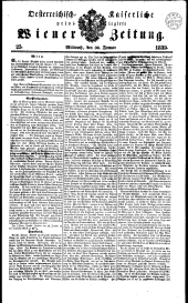 Wiener Zeitung 18390130 Seite: 1