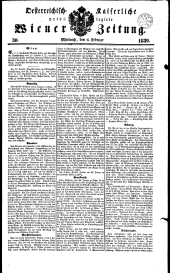Wiener Zeitung 18390206 Seite: 1