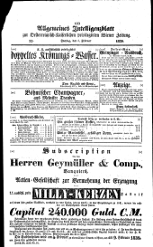 Wiener Zeitung 18390208 Seite: 11