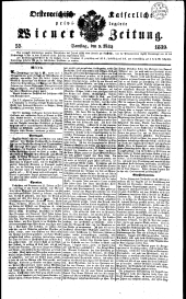 Wiener Zeitung 18390309 Seite: 1