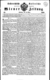 Wiener Zeitung 18390319 Seite: 1
