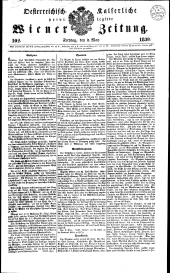 Wiener Zeitung 18390503 Seite: 1