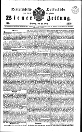 Wiener Zeitung 18390524 Seite: 1