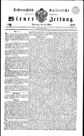 Wiener Zeitung 18390525 Seite: 1