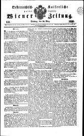 Wiener Zeitung 18390528 Seite: 1