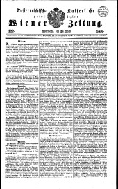 Wiener Zeitung 18390529 Seite: 1