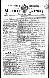Wiener Zeitung 18390606 Seite: 1