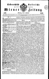 Wiener Zeitung 18390607 Seite: 1