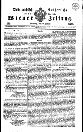 Wiener Zeitung 18390610 Seite: 1