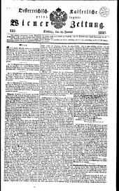 Wiener Zeitung 18390611 Seite: 1