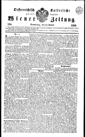 Wiener Zeitung 18390613 Seite: 1