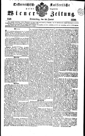 Wiener Zeitung 18390620 Seite: 1