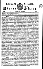 Wiener Zeitung 18390621 Seite: 1