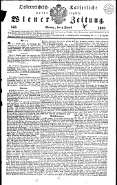 Wiener Zeitung 18390701 Seite: 1