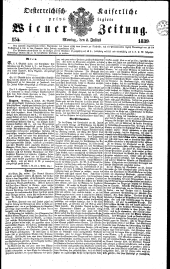 Wiener Zeitung 18390708 Seite: 1