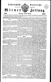 Wiener Zeitung 18390712 Seite: 1