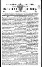 Wiener Zeitung 18390715 Seite: 1