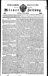 Wiener Zeitung 18390716 Seite: 1